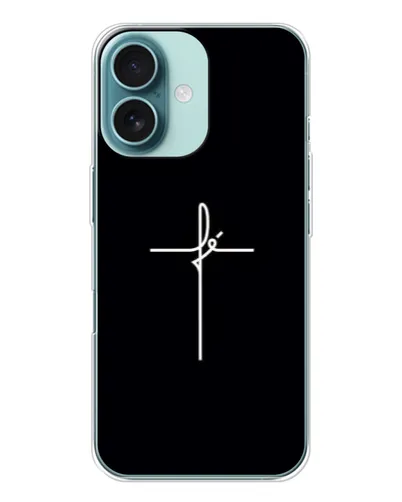 Чехол для iPhone 16 с картинкой «Тонкий крест» Чехол для iPhone 16 с картинкой «Тонкий крест»