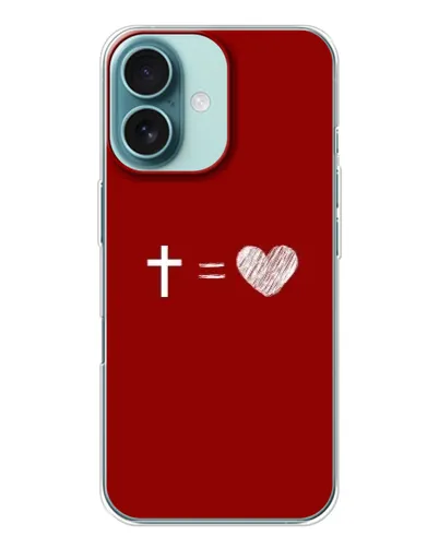 Чехол для iPhone 16 с картинкой «Уравнение любви» Чехол для iPhone 16 с картинкой «Уравнение любви»