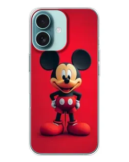 Чехол для iPhone 16 с картинкой «Mickey в полный рост»