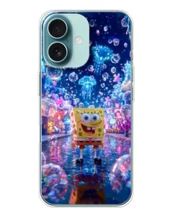 Чехол для iPhone 16 с картинкой «Неоновый океан»