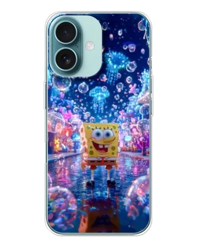Чехол для iPhone 16 с картинкой «Неоновый океан» Чехол для iPhone 16 с картинкой «Неоновый океан»