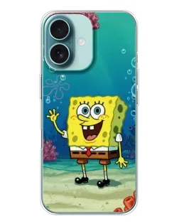 Чехол для iPhone 16 с картинкой «Подводный привет»