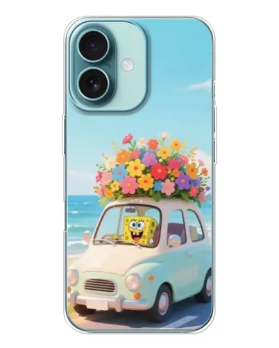 Чехол для iPhone 16 с картинкой «Автомобильное путешествие» Чехол для iPhone 16 с картинкой «Автомобильное путешествие»