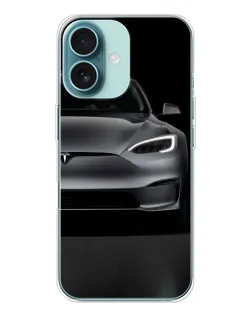 Чехол для iPhone 16 с картинкой «Tesla Model S Look» Чехол для iPhone 16 с картинкой «Tesla Model S Look»