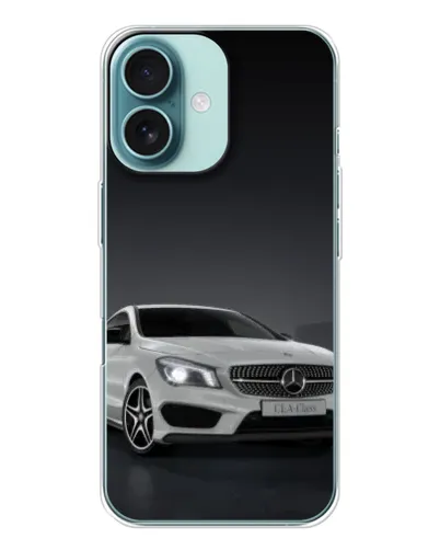 Чехол для iPhone 16 с картинкой «Mercedes AMG GT Silver» Чехол для iPhone 16 с картинкой «Mercedes AMG GT Silver»