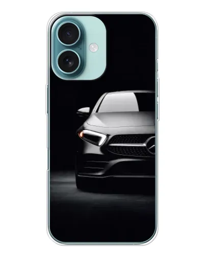 Чехол для iPhone 16 с картинкой «Свет фар Mercedes» Чехол для iPhone 16 с картинкой «Свет фар Mercedes»