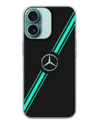 Чохол для iPhone 16 з картинкою «Спортивні лінії Mercedes» Чохол для iPhone 16 з картинкою «Спортивні лінії Mercedes»
