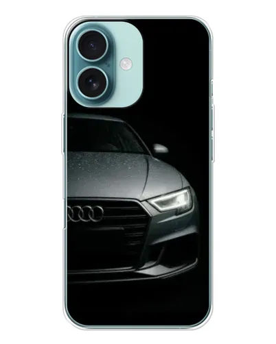 Чехол для iPhone 16 с картинкой «Audi — детализация кузова»