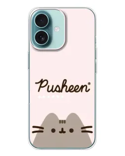 Чехол для iPhone 16 с картинкой «Pusheen логотип»