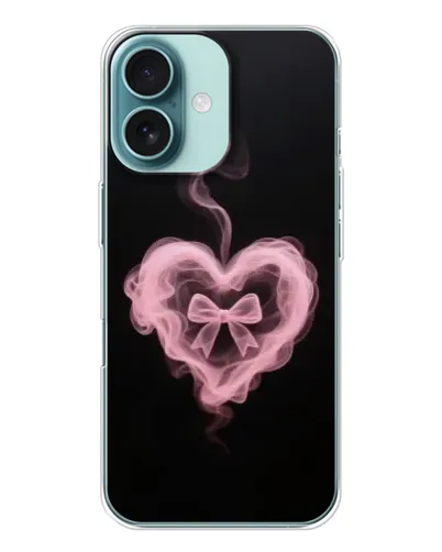 Чехол для iPhone 16 с картинкой «Дымчатое сердце» Чехол для iPhone 16 с картинкой «Дымчатое сердце»