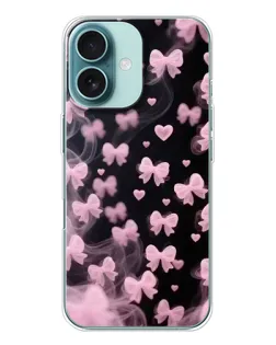 Чехол для iPhone 16 с картинкой «Неоновое кружево»