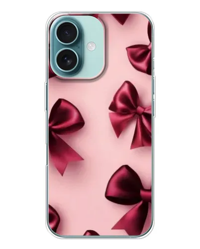 Чехол для iPhone 16 с картинкой «Бордовый атлас» Чехол для iPhone 16 с картинкой «Бордовый атлас»