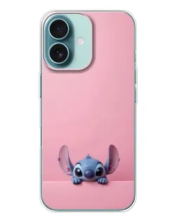 Чехол для iPhone 16 с картинкой «Stitch выглядывает»