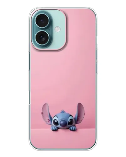 Чехол для iPhone 16 с картинкой «Stitch выглядывает»