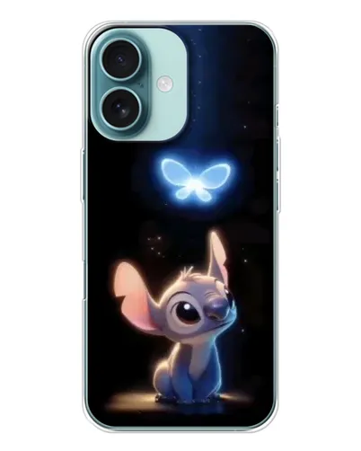 Чехол для iPhone 16 с картинкой «Сияющий Стич»