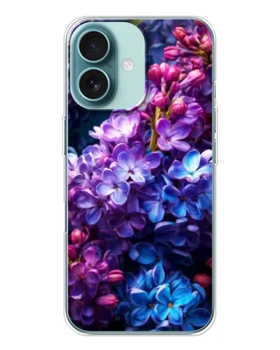 Чехол для iPhone 16 с картинкой «Сиреневый цвет»