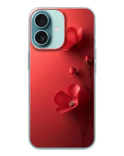 Чехол для iPhone 16 с картинкой «Маковые соцветия»