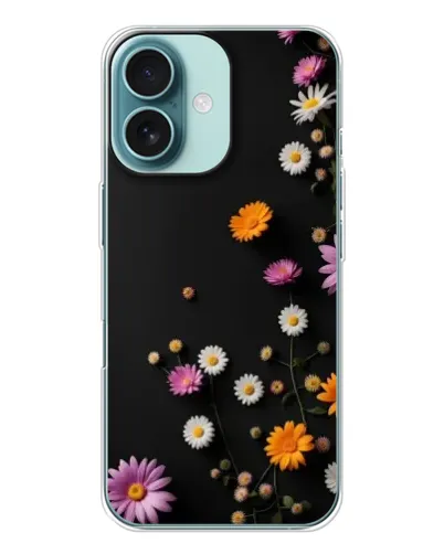 Чехол для iPhone 16 с картинкой «Цветочная композиция»
