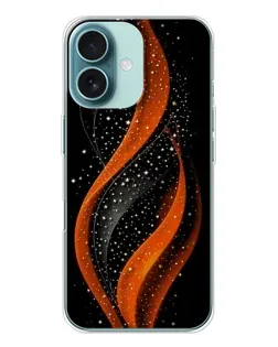 Чехол для iPhone 16 с картинкой «Огненная звездная волна» Чехол для iPhone 16 с картинкой «Огненная звездная волна»