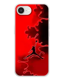 Чехол для iPhone 16e с картинкой «Jordan Red Smoke»