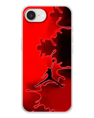 Чехол для iPhone 16e с картинкой «Jordan Red Smoke» Чехол для iPhone 16e с картинкой «Jordan Red Smoke»