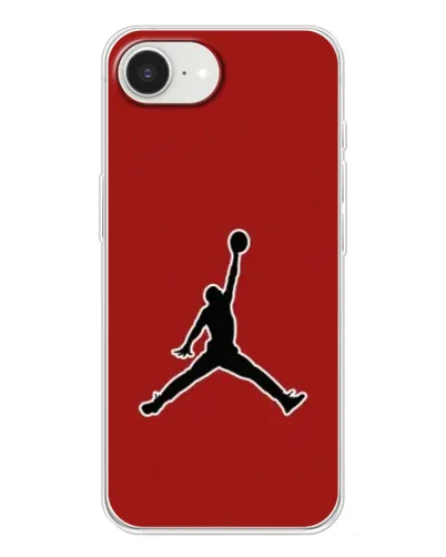 Чехол для iPhone 16e с картинкой «Jordan Red Back» Чехол для iPhone 16e с картинкой «Jordan Red Back»