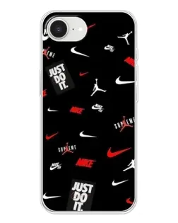 Чехол для iPhone 16e с картинкой «Nike Mix Pattern»