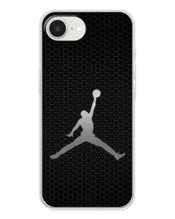 Чехол для iPhone 16e с картинкой «Jordan Dark Carbon»
