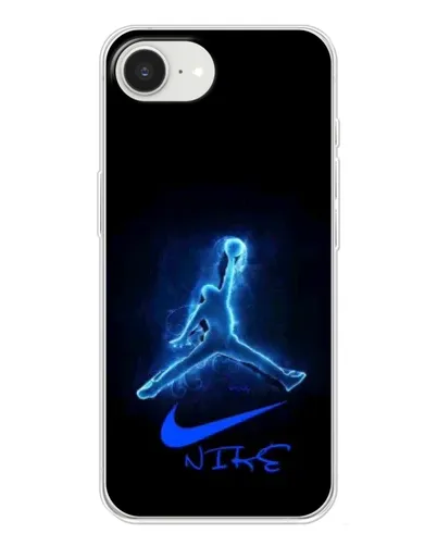 Чехол для iPhone 16e с картинкой «Jordan Neon Blue» Чехол для iPhone 16e с картинкой «Jordan Neon Blue»