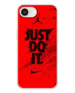 Чехол для iPhone 16e с картинкой «Nike Just Do It»