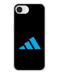 Чехол для iPhone 16e с картинкой «Adidas Cyan Logo»