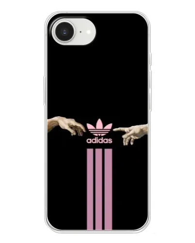 Чехол для iPhone 16e с картинкой «Adidas Hands» Чехол для iPhone 16e с картинкой «Adidas Hands»