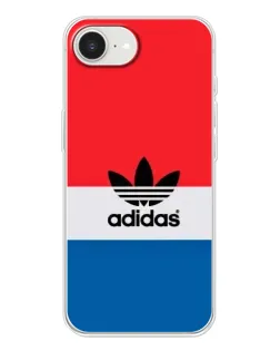 Чехол для iPhone 16e с картинкой «Ретро блоки Adidas»