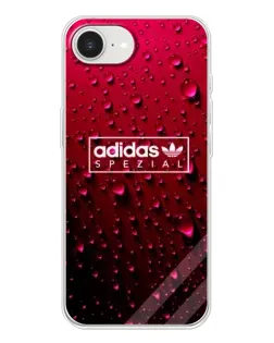 Чехол для iPhone 16e с картинкой «Adidas Gold Marble»