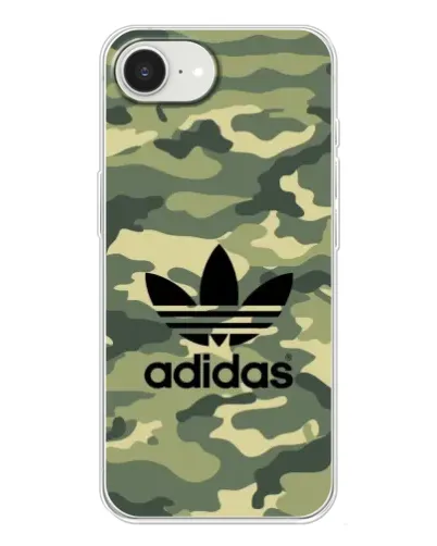 Чехол для iPhone 16e с картинкой «Милитари стиль Adidas» Чехол для iPhone 16e с картинкой «Милитари стиль Adidas»