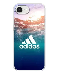 Чехол для iPhone 16e с картинкой «Океанская глубина адидас»
