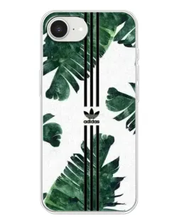 Чехол для iPhone 16e с картинкой «Пальмовые листья адидас»