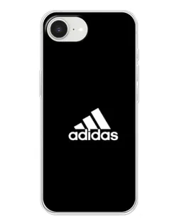 Чехол для iPhone 16e с картинкой «Черная классика Adidas»
