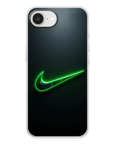 Чехол для iPhone 16e с картинкой «Неоновый контур Nike» Чехол для iPhone 16e с картинкой «Неоновый контур Nike»