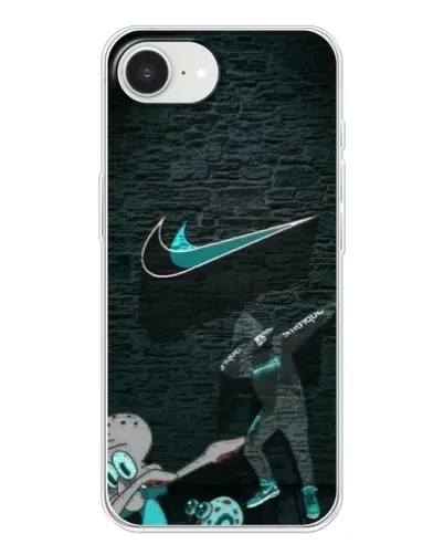 Чехол для iPhone 16e с картинкой «Спортивный арт Nike» Чехол для iPhone 16e с картинкой «Спортивный арт Nike»
