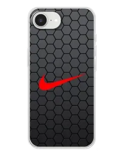 Чехол для iPhone 16e с картинкой «Nike — карбоновая сетка» Чехол для iPhone 16e с картинкой «Nike — карбоновая сетка»