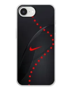 Чехол для iPhone 16e с картинкой «Абстрактный дизайн Nike»