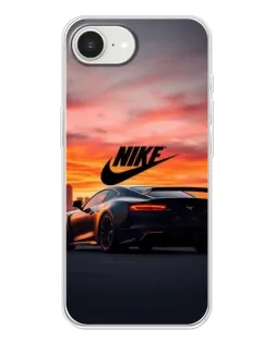 Чехол для iPhone 16e с картинкой «Nike и суперкар»