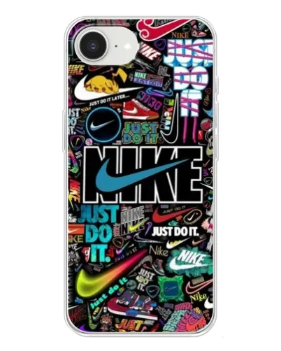Чохол для iPhone 16e з картинкою «Яскравий колаж Nike» Чохол для iPhone 16e з картинкою «Яскравий колаж Nike»