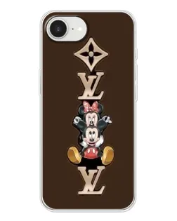 Чохол для iPhone 16e з картинкою «LV та Міккі Маус»