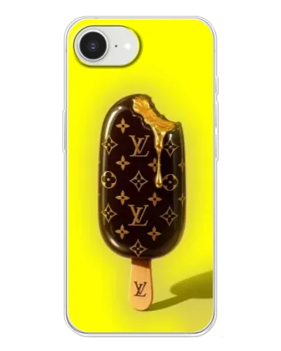 Чохол для iPhone 16e з картинкою «Морозиво від LV»