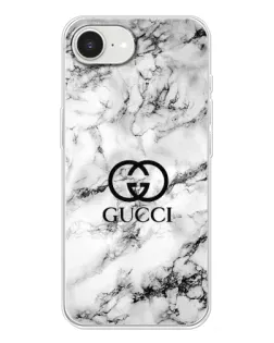 Чохол для iPhone 16e з картинкою «Gucci — мармуровий шик»