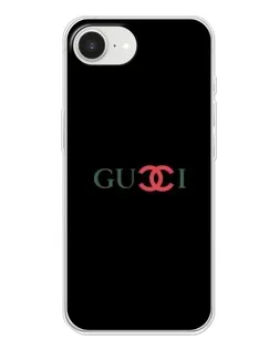 Чохол для iPhone 16e з картинкою «Gucci — червоний градієнт»