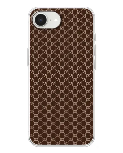 Чохол для iPhone 16e з картинкою «Gucci — шоколадна сітка» Чохол для iPhone 16e з картинкою «Gucci — шоколадна сітка»
