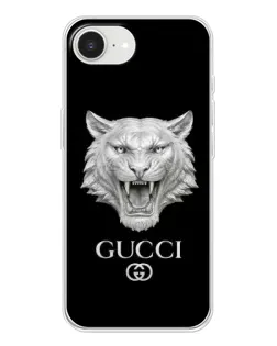 Чохол для iPhone 16e з картинкою «Gucci — срібний лев» Чохол для iPhone 16e з картинкою «Gucci — срібний лев»